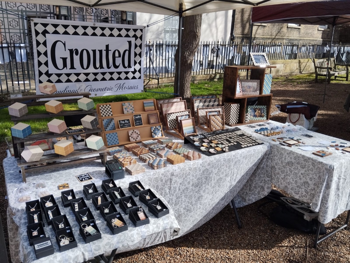 The Grouted stall in the sunshine
